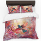 Painted Hummingbird Duvet Cover Set
