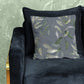Painted Leaves On Grey Luxury Scatter by Mark van Vuuren