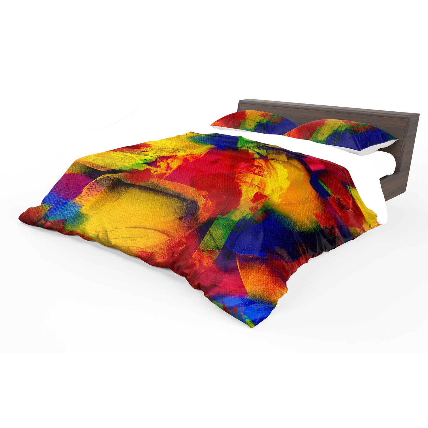 Painted Mixed Colours Duvet Cover Set