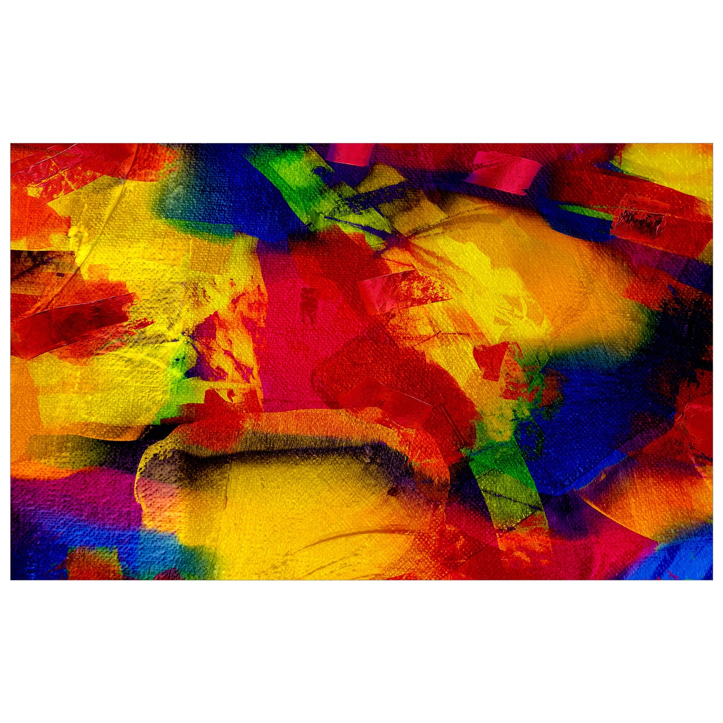 Painted Pigments Rectangle Tablecloth
