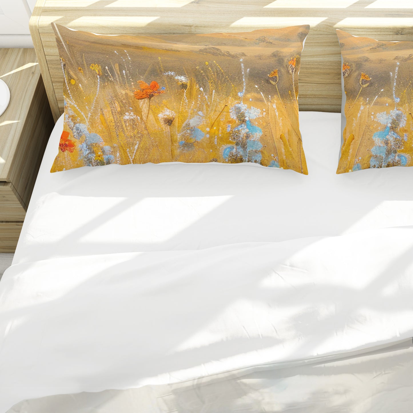 Painted Sheep on the Pasture Duvet Cover Set