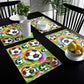 Painted Soccer Balls Placemats By Mark van Vuuren