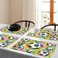 Painted Soccer Balls Placemats By Mark van Vuuren