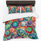 Painted Succulent Selection Duvet Cover Set