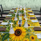 Painted Sunflower Field 3m Rectangle Tablecloth