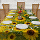 Painted Sunflower Field 3m Rectangle Tablecloth