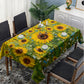 Painted Sunflower Field Rectangle Tablecloth