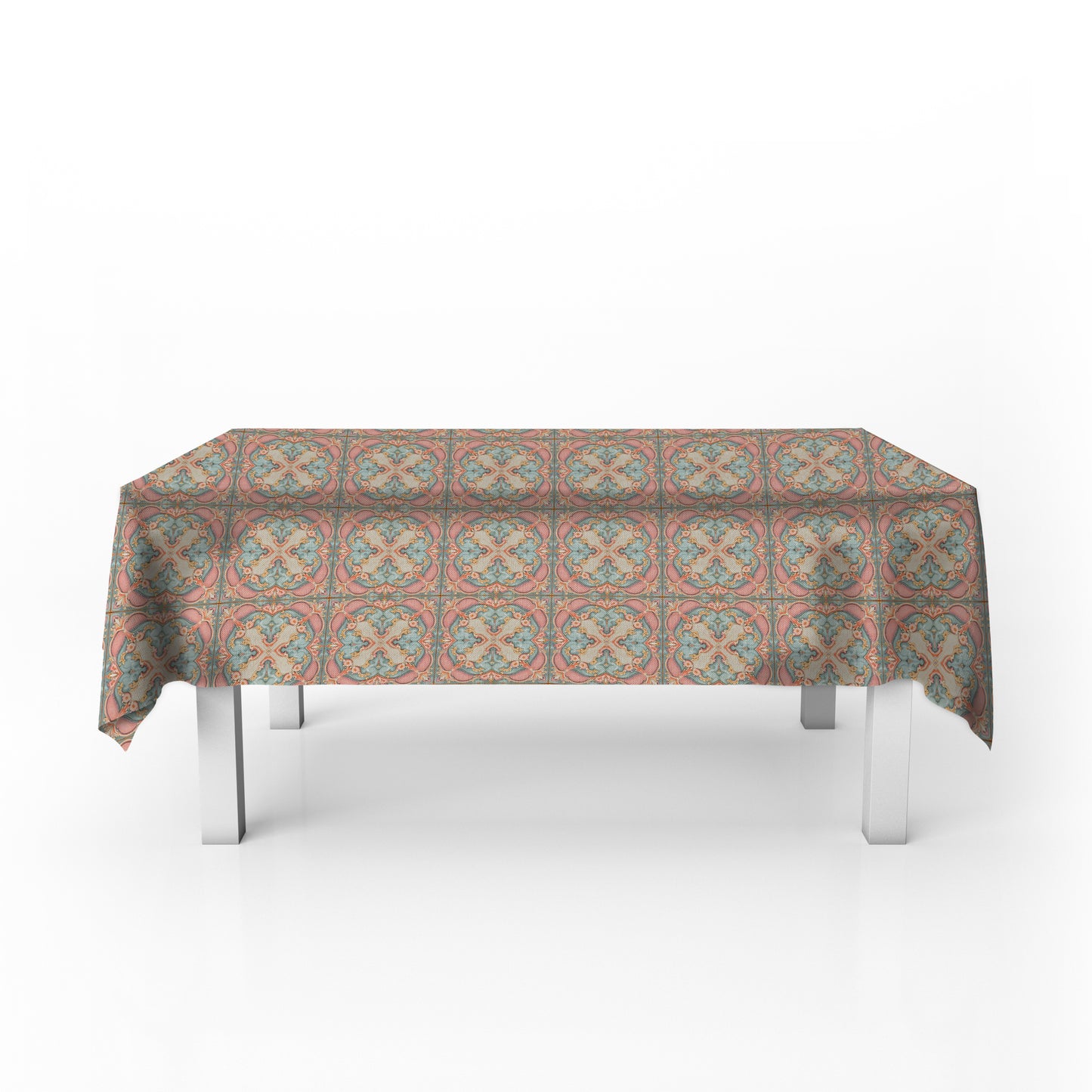 Painted Victorian Hall of Blossoms Rectangle Tablecloth