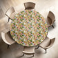 Painted Wild Flower Round Tablecloth