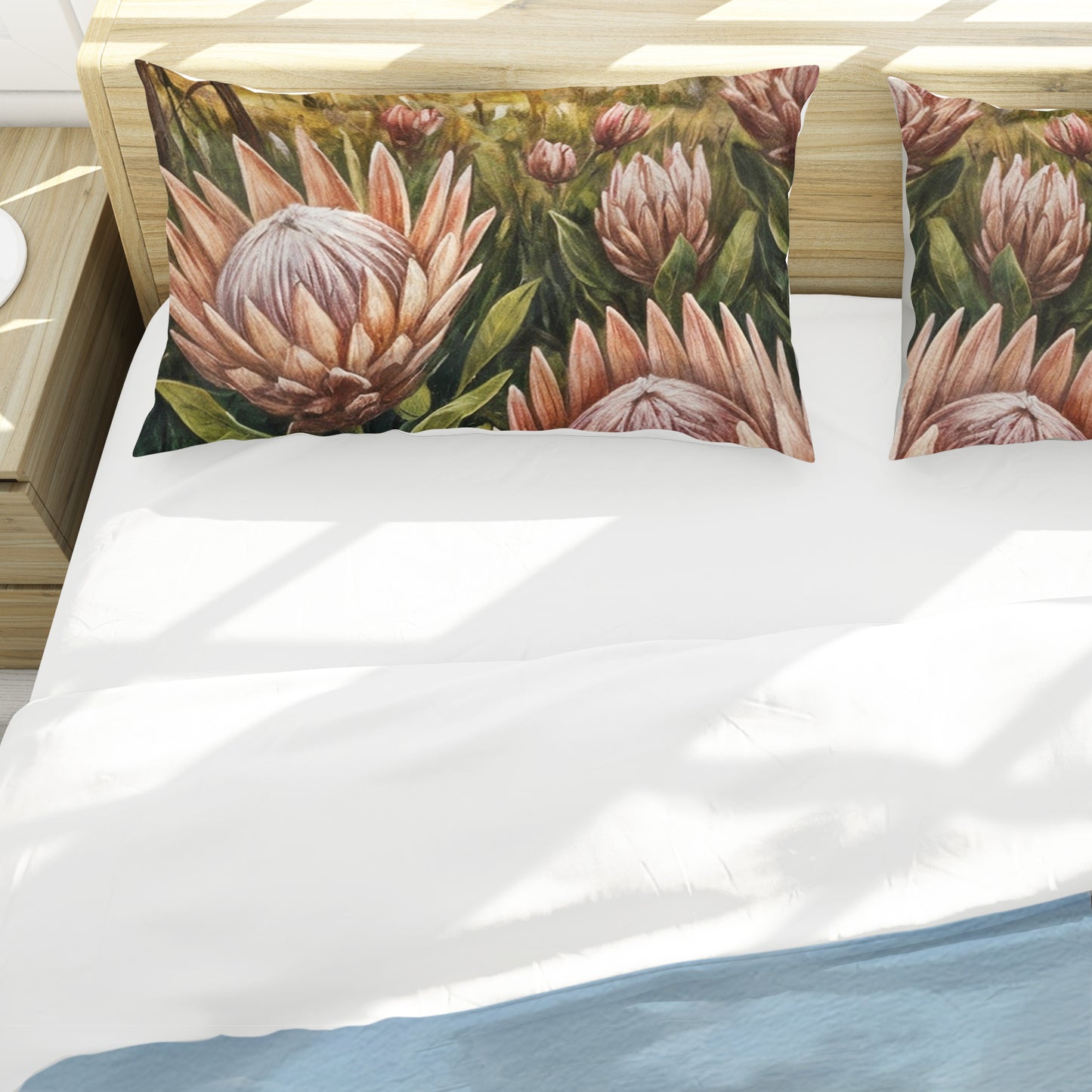 Painted Windmill & Protea Sunset Duvet Cover Set
