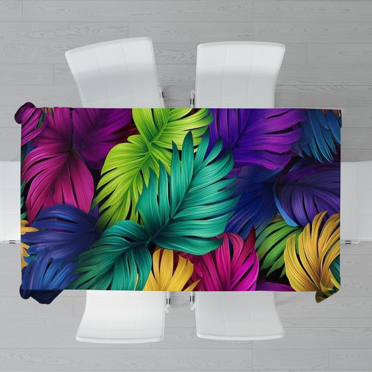 Palms in Motion Rectangle Tablecloth