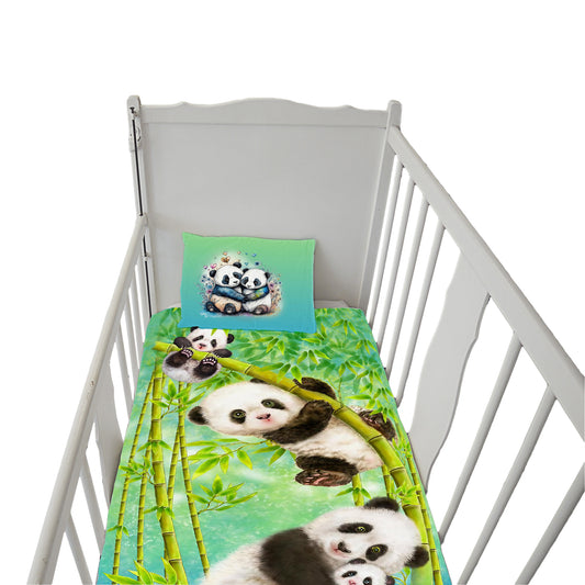 Pandas Cot Duvet Set