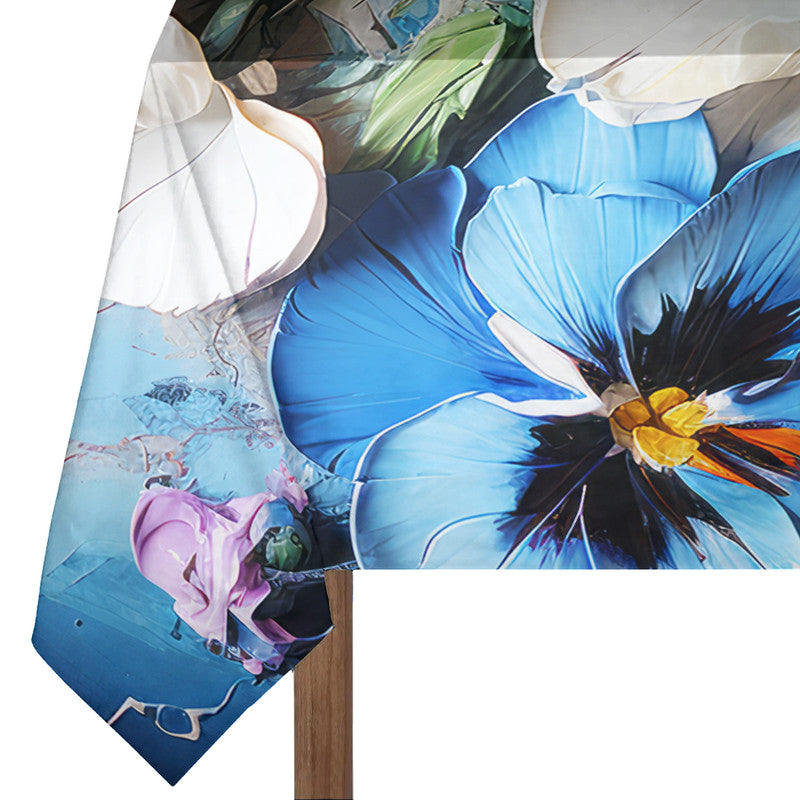 Pansies Abstract Rectangle Tablecloth