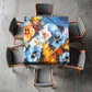 Pansies Abstract Square Tablecloth