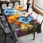 Pansies Abstract Rectangle Tablecloth