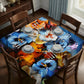 Pansies Abstract Square Tablecloth