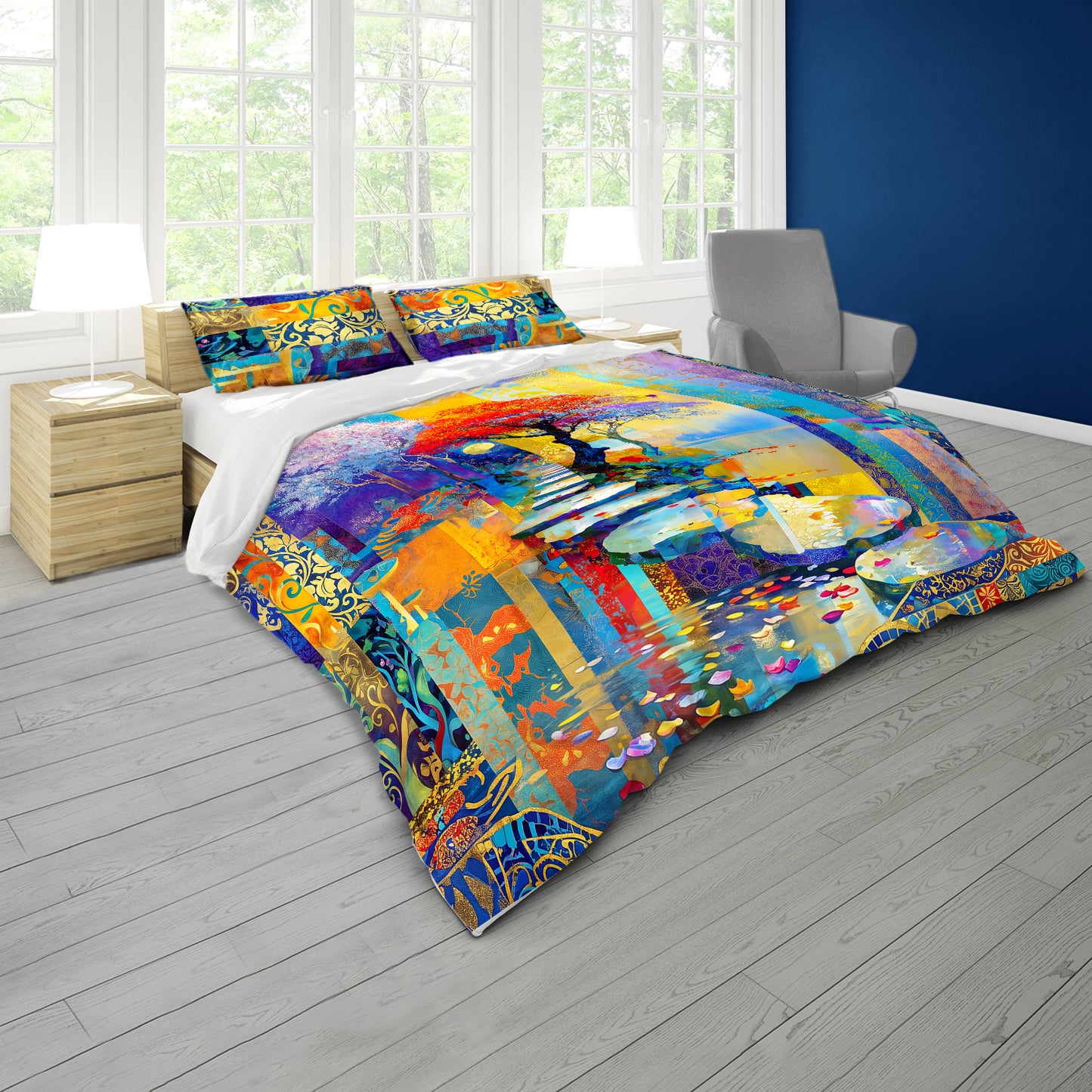 Paradise Blossoms Duvet Cover Set