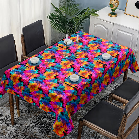 Paradise Peonies Rectangle Tablecloth