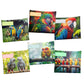Parot Subject Savvy Book Bags Set of 6
