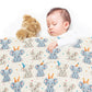 Party Elephants Baby Fleece  Blanket