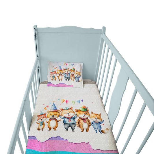 Party Animals Cot Set