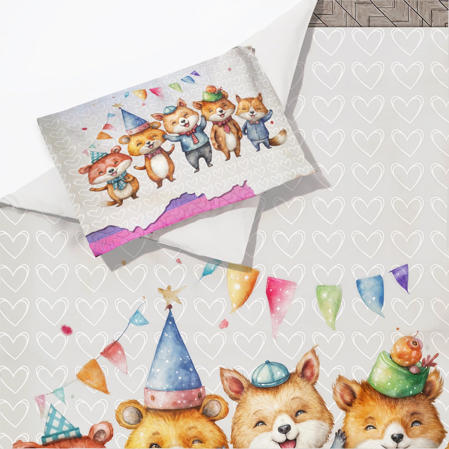 Party Animals Cot Set