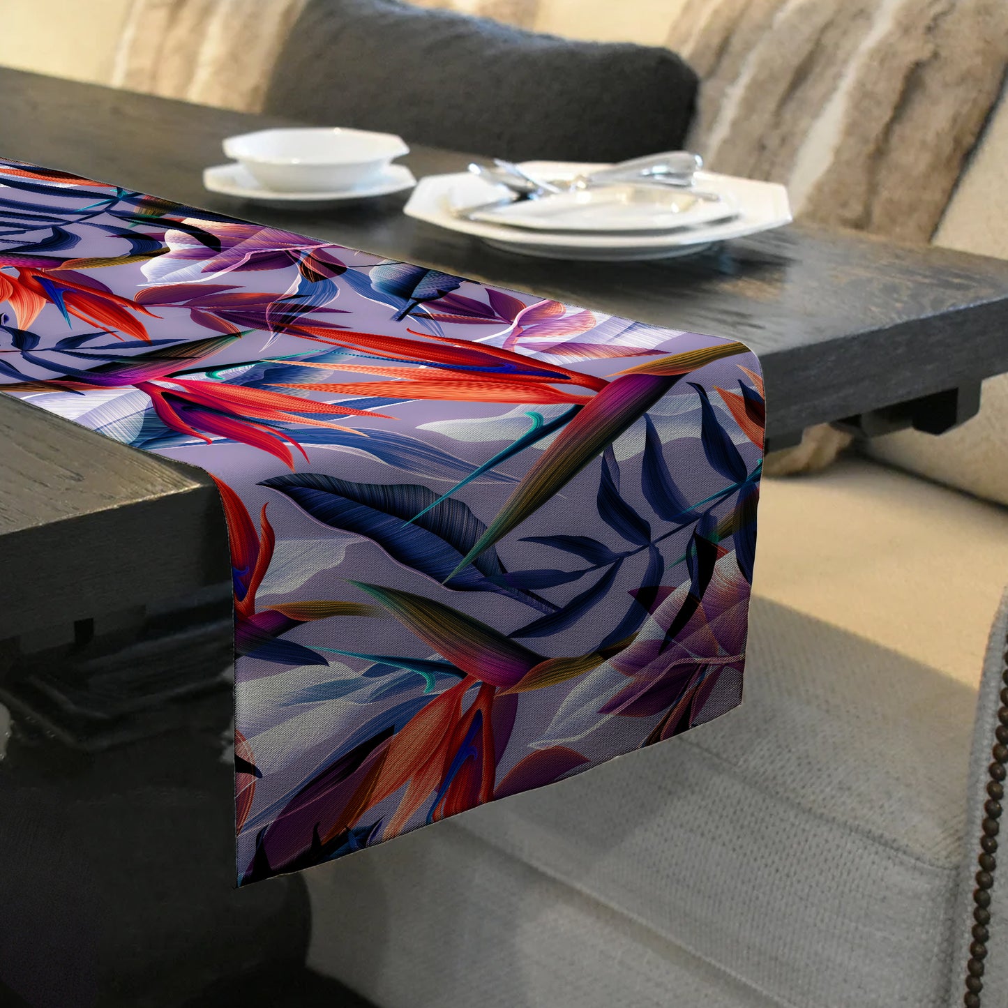 Passionate Strelitzias Table Runner
