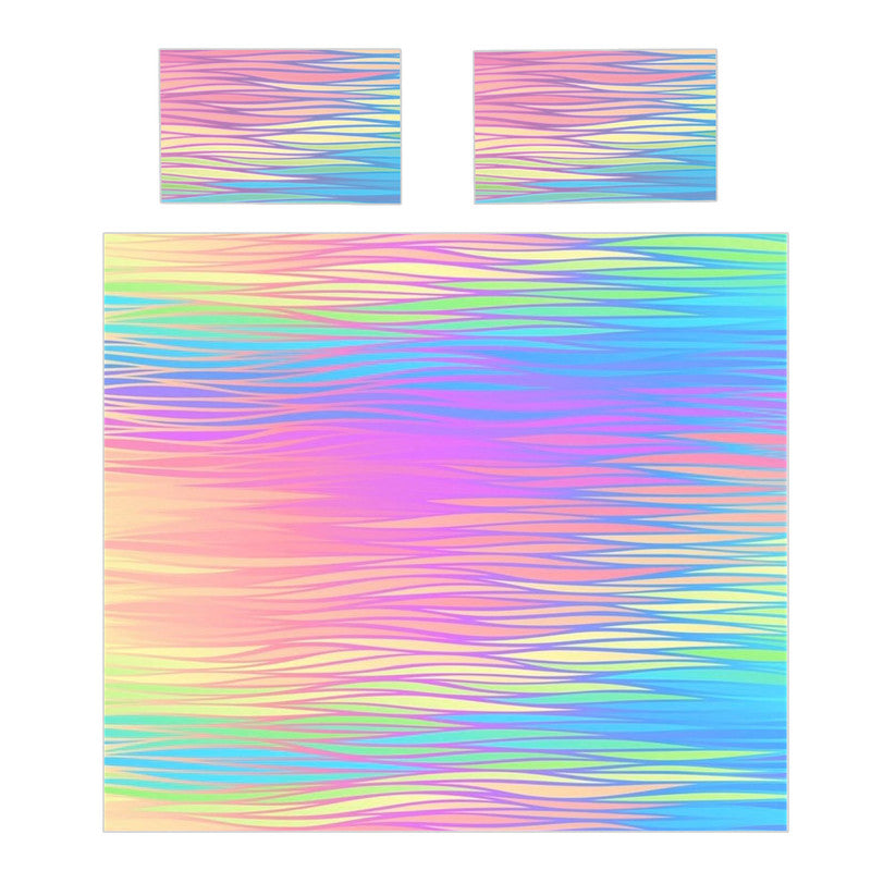 Pastel Flair Duvet Cover Set