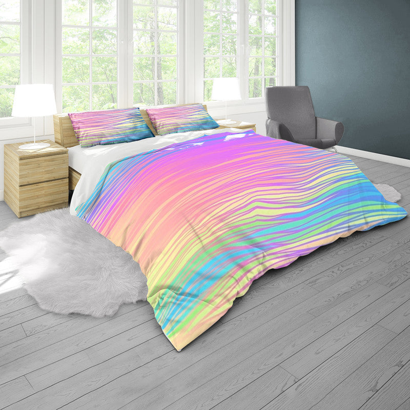 Pastel Flair Duvet Cover Set