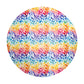 Pastel Rainbow Round Tablecloth