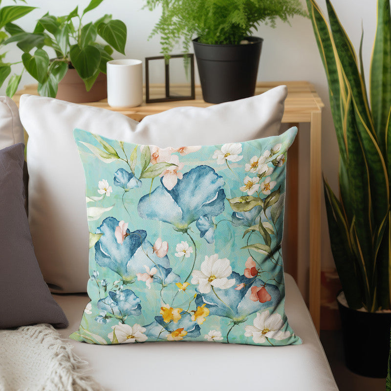 Pastel Teal Flower Mix Luxury Scatter by Mark van Vuuren