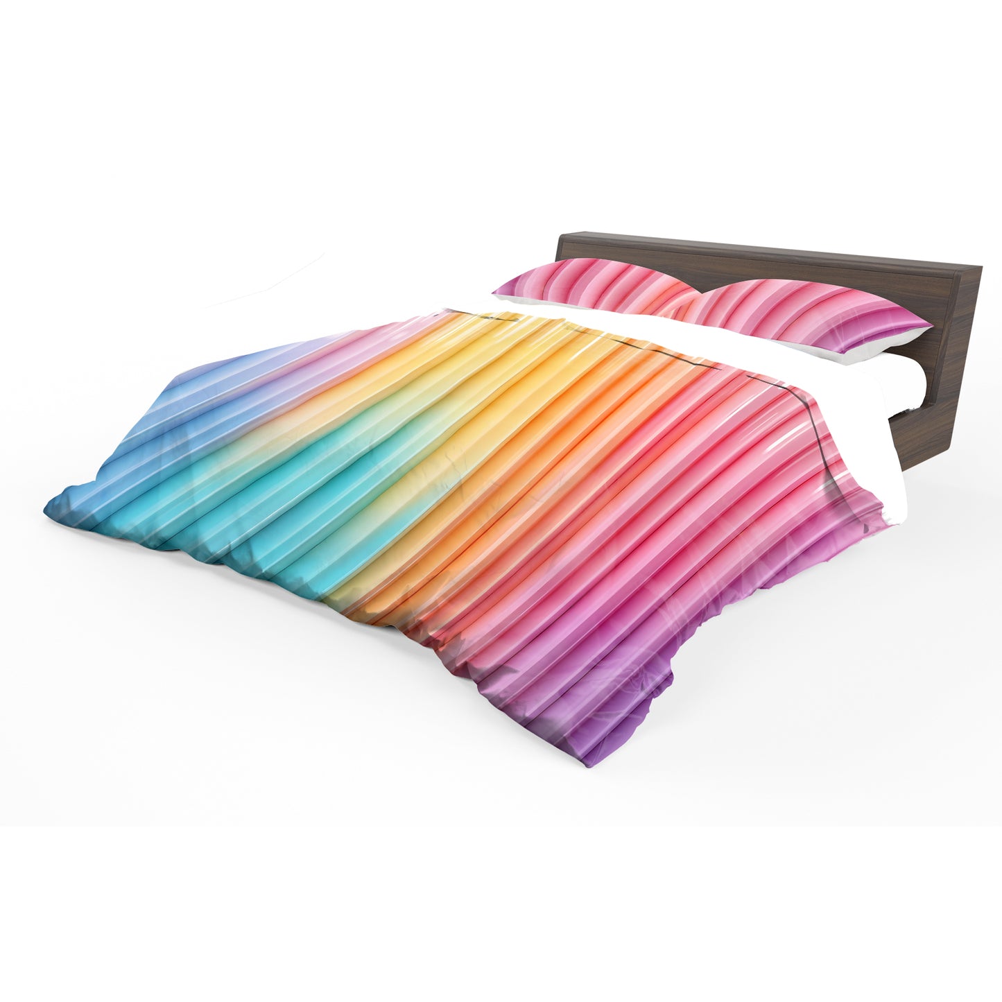 Pastel Acrylic Layers Duvet Cover Set