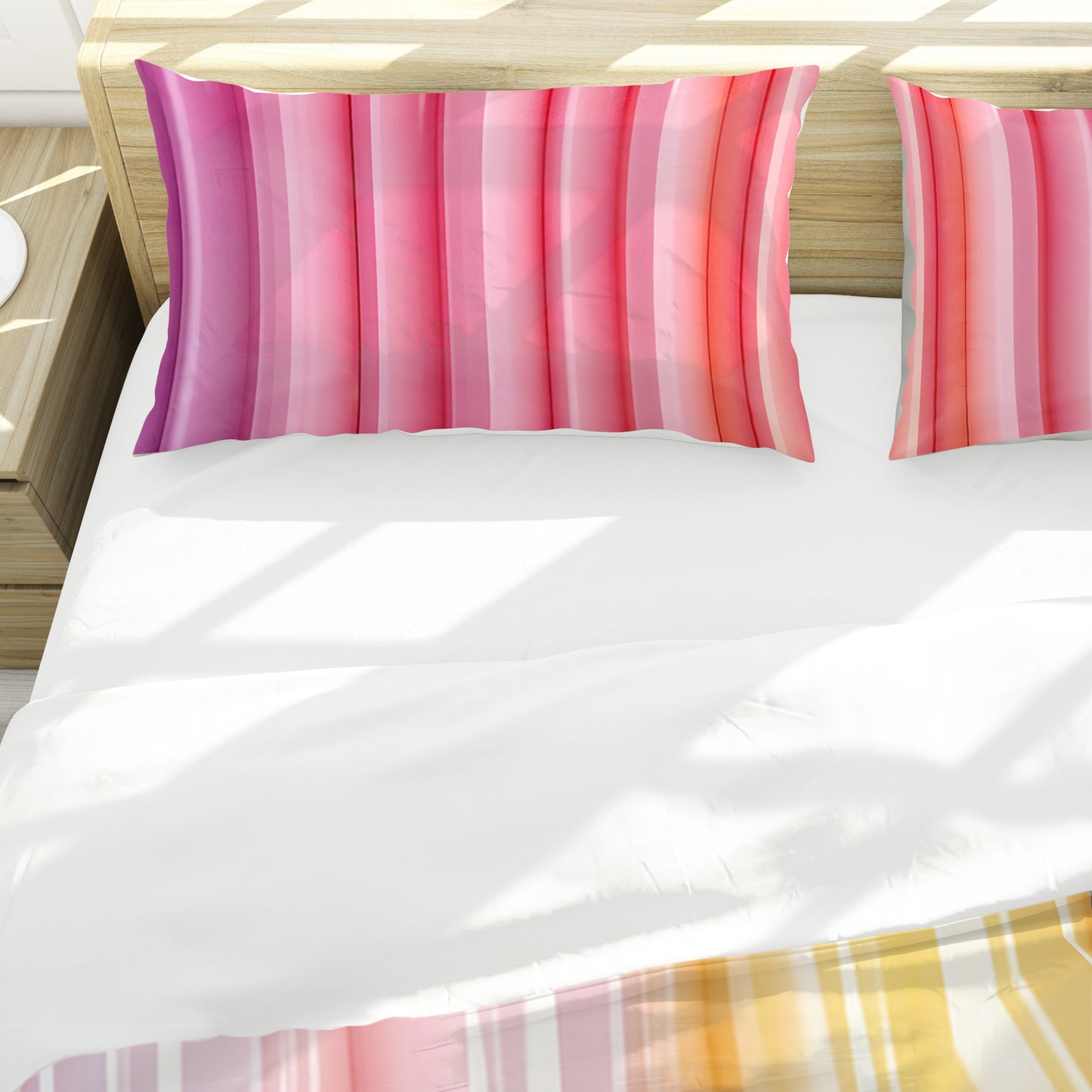 Pastel Acrylic Layers Duvet Cover Set