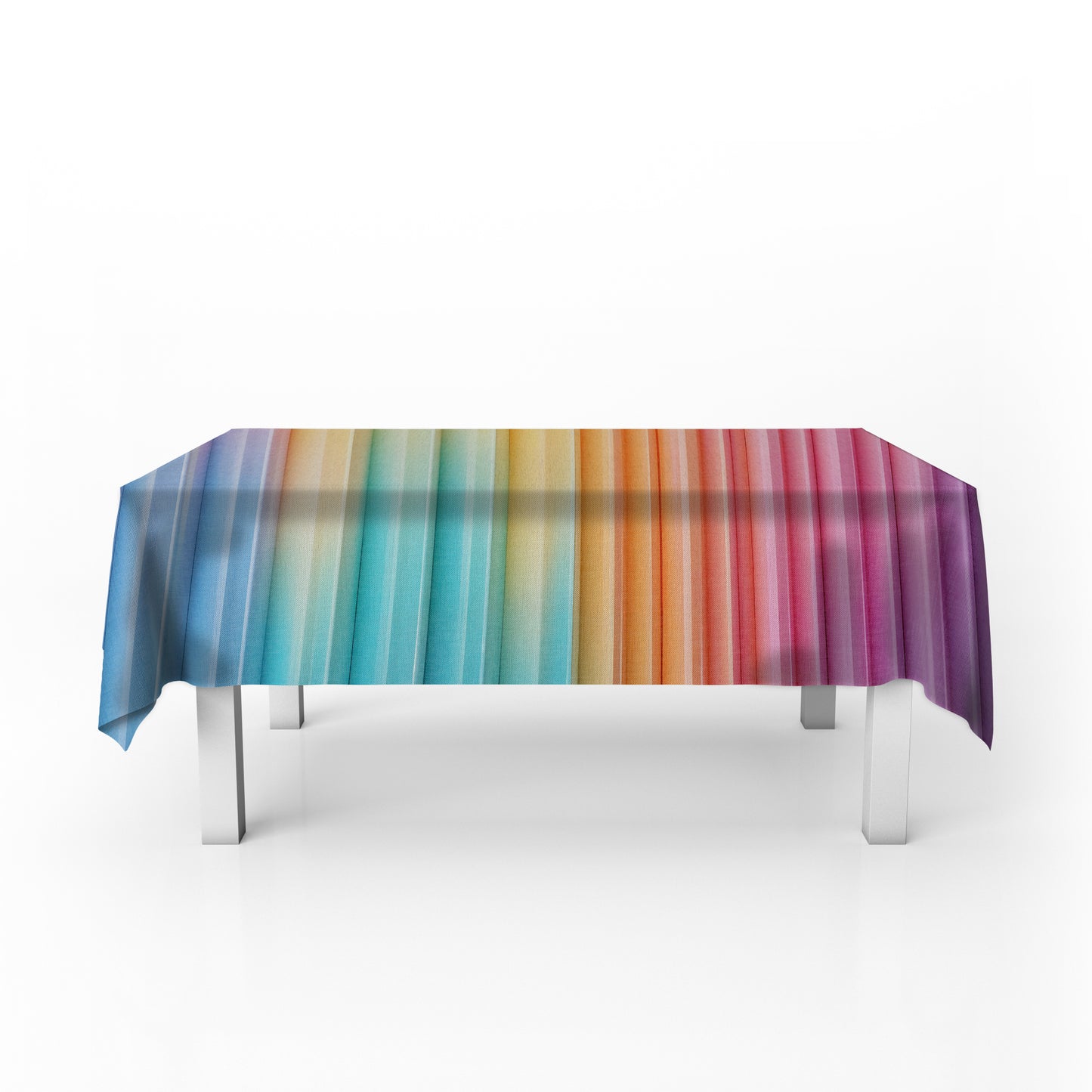 Pastel Acrylic Layers Rectangle Tablecloth