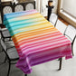 Pastel Acrylic Layers Rectangle Tablecloth