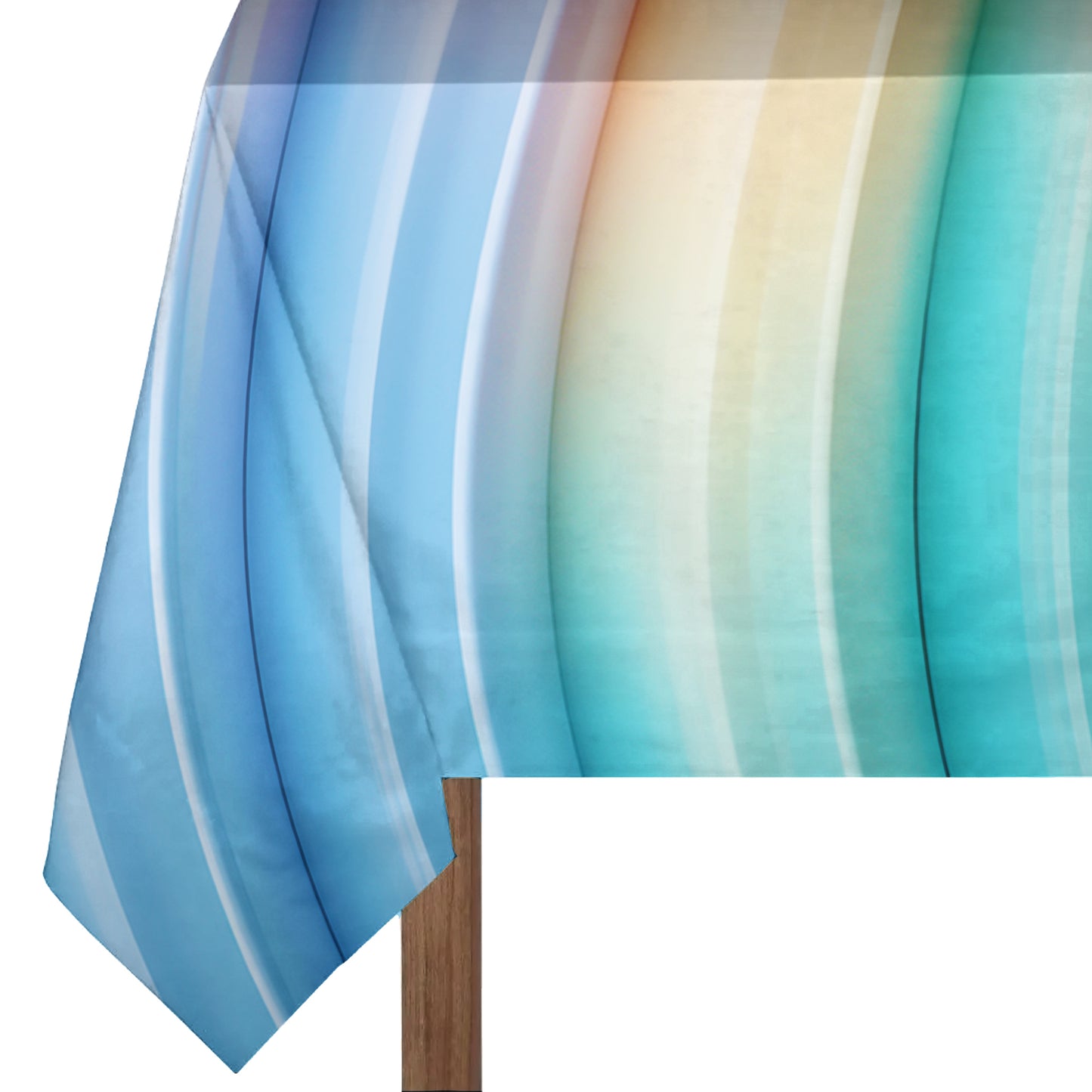 Pastel Acrylic Layers Rectangle Tablecloth