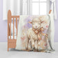 Pastel Baby Lamb Baby Fleece Blanket