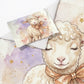 Pastel Baby Lamb Cot Set