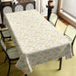Pastel Bouquets on Soft Yellow Rectangle Tablecloth