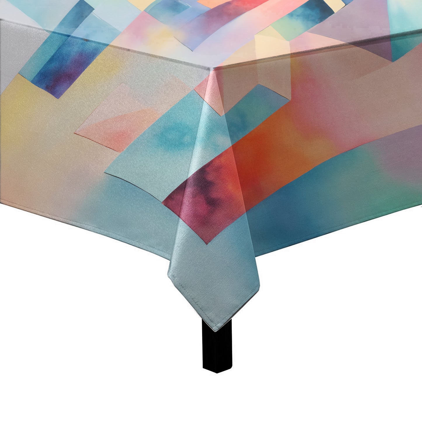 Pastel Cubes Square Tablecloth