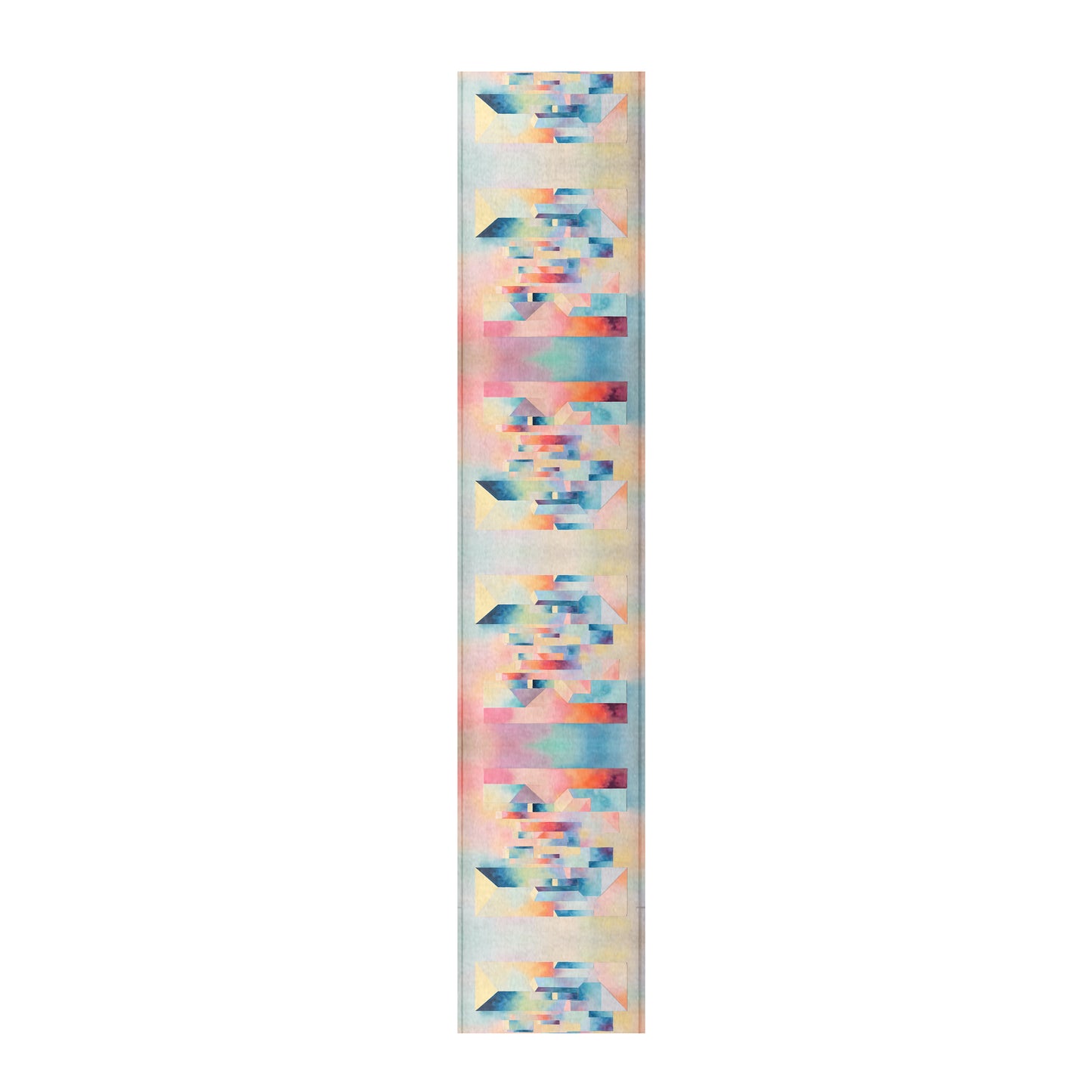 Pastel Cubes Table Runner