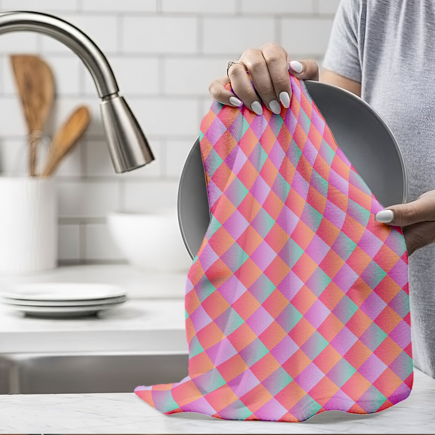 Pastel Festival Dish Cloth (Set of 3)