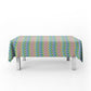 Pastel Floral Squares Rectangle Tablecloth