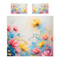 Pastel Flowers Duvet Cover Set