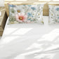 Pastel Flowers on White Duvet Cover Set