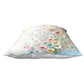 Pastel Flowers on White Luxury Scatter