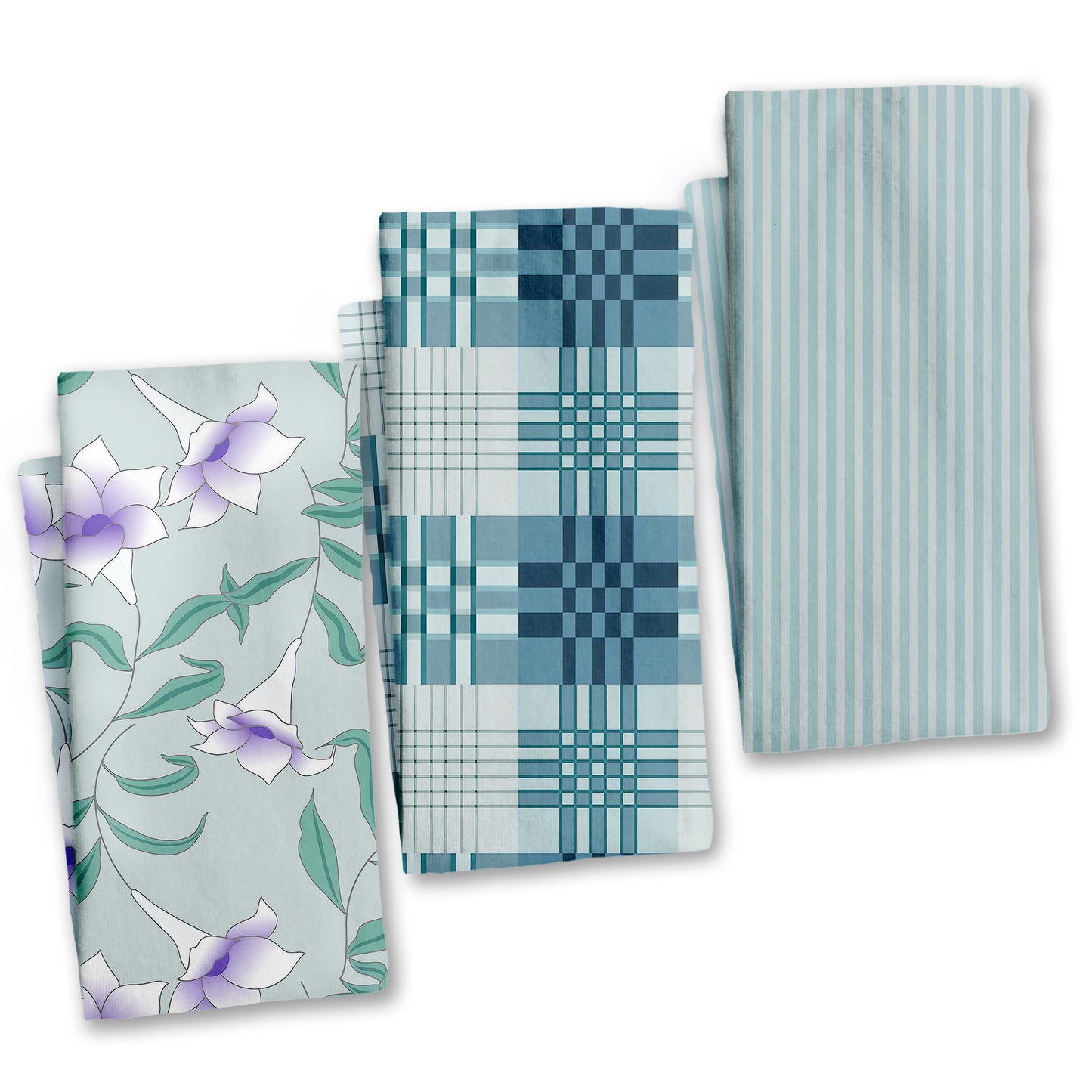 Pastel Green Dish Cloth (Set of 3)