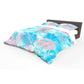Pastel Leaves in the Wind Duvet Cover Set