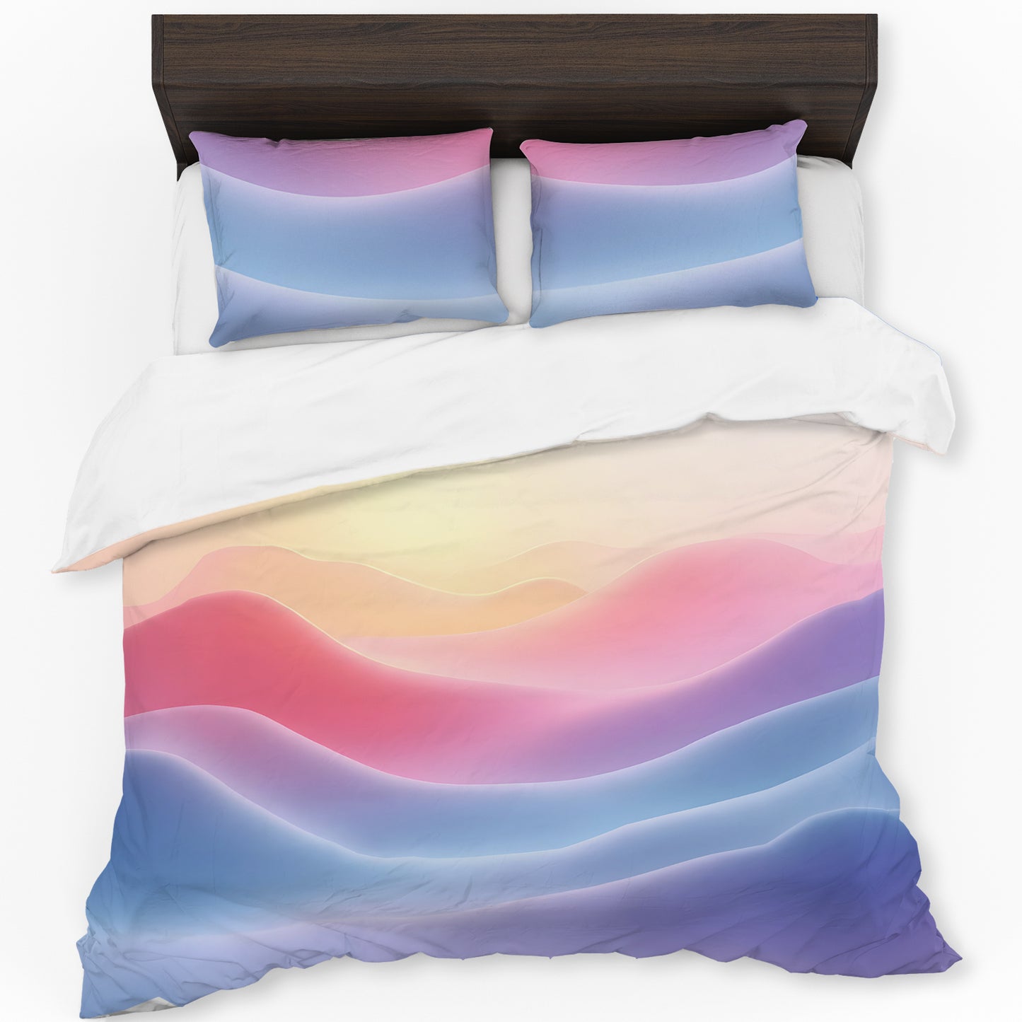 Pastel Organic Drift Duvet Cover Set