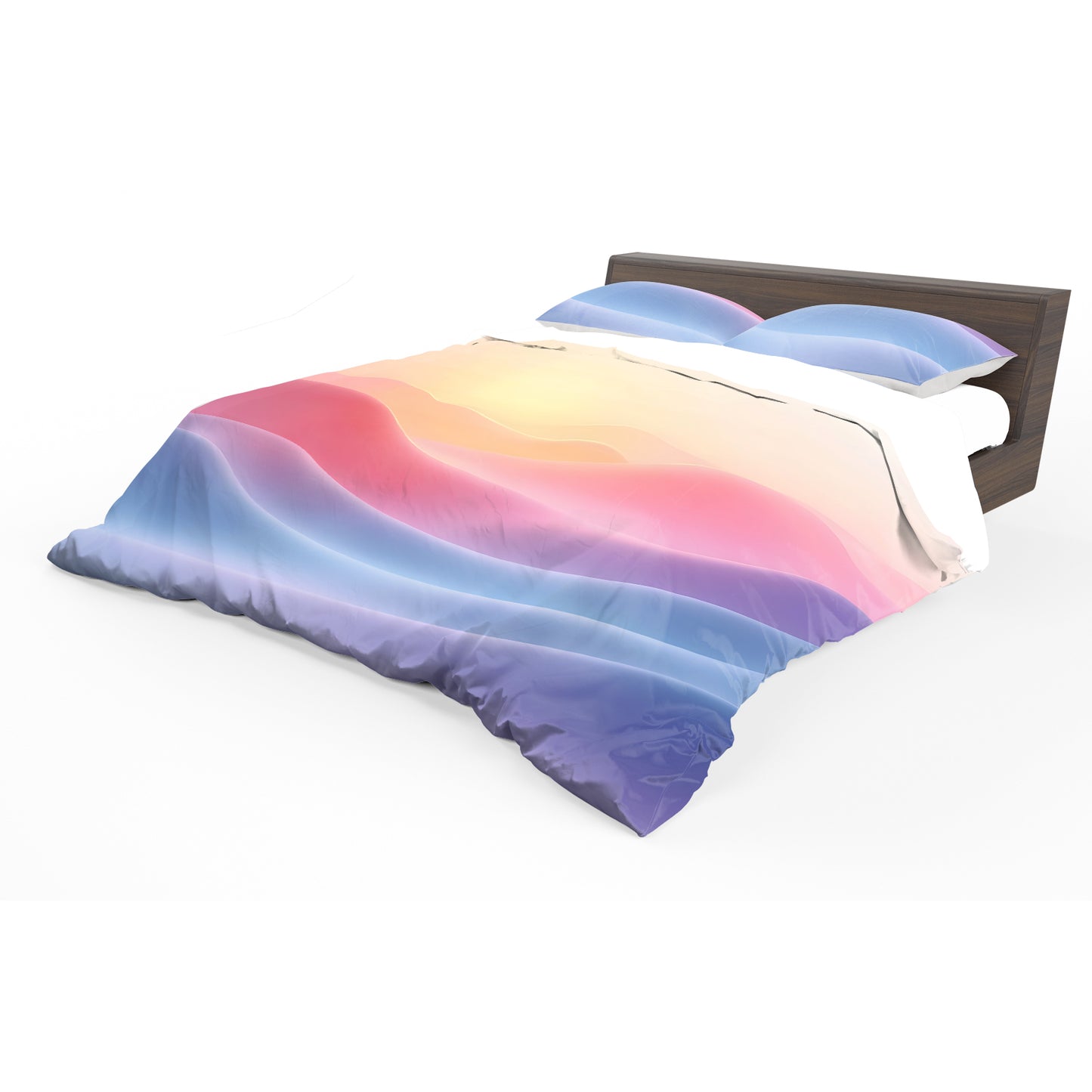 Pastel Organic Drift Duvet Cover Set